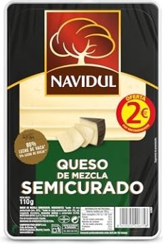 Navidul queso semicurado lonchas 110g