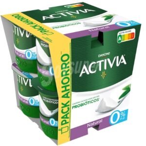 ACTIVIA NATURAL 0% 120G X8