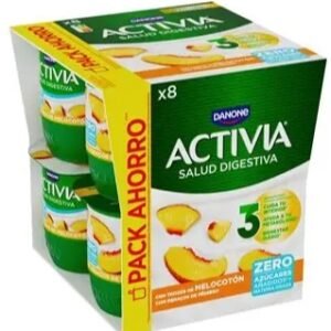 ACTIVIA 0% MELOCOTON x8