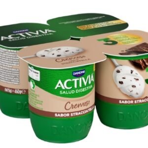 ACTIVIA CREMOSO STRACCIATELLA 120G X4