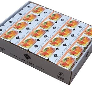 RIOBA mermelada de melocoton extra monodosis 25 g contiene 48 unds