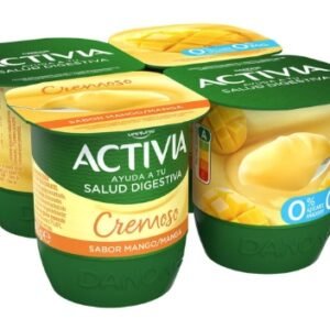 ACTIVIA 0% CREMOSO MANGO 115G X4
