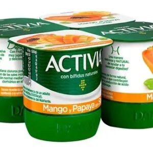 ACTIVIA SOJA MANGO-PAPAYA 120 X4