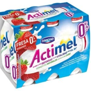 ACTIMEL 0% FRESA X8
