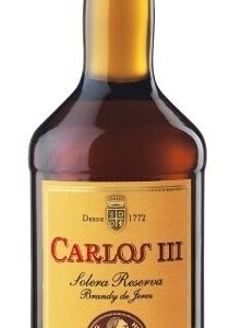 Carlos III Botella de brandy 70 cl