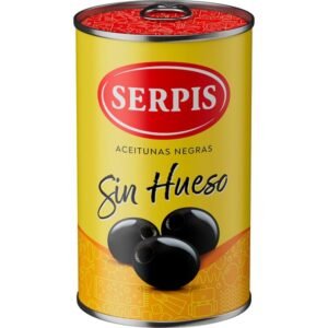 Aceituna serpis negra sin hueso