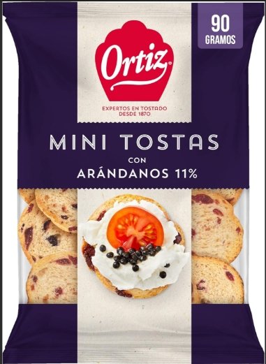 Bimbo ORTIZ MINITOSTAS ARANDANOS 90