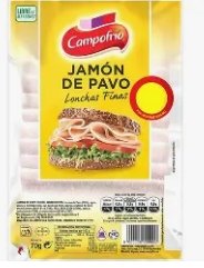 Jamon de pavo campofrio lonchas