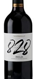 828 Botella de vino tinto crianza 75 cl