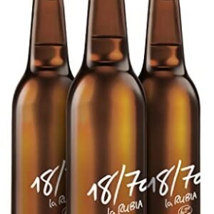 1870 La Rubia cerveza lager 33cl 12 botellas