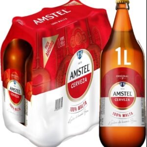 Amstel Cerveza 1L 6 botellas