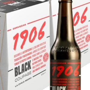 1906 Cerveza negra black coupage 33cl 6 botellas