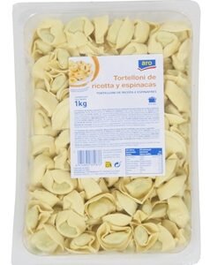 aro tortelloni ricotta y espinacas bandeja 1kg