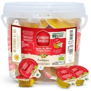Capricho Andaluz Aceite de Oliva Virgen Extra Ecológico 100 Cápsulas de 10Ml (Total 1000Ml)