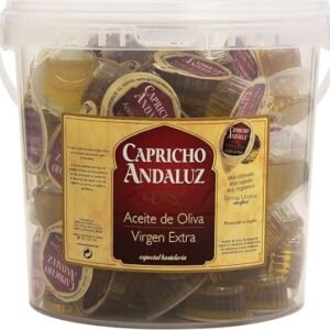 Capricho Andaluz Aceite de Oliva Virgen Extra Cubo 15 Ml 168 Monodosis (Total 2520 Ml)