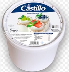 El Castillo Cubo de yogur natural de 5 kg