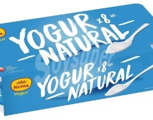 Reina Yogur Natural 125 G Contiene 8 Unidades
