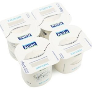 Kaiku Yogur griego natural 125 g Contiene 4 unidades