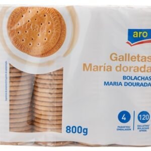 Aro Galleta Dorada Maria 200 G Contiene 4 Paquetes (800 G en Total)