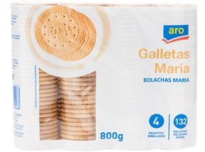 Aro Galleta de leche María(200 g) Contiene 4 paquetes (800 g en total)
