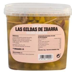 Zubelzu Gilda Con Anchoa 15 Piezas Cubo 236 Gne (766 G)