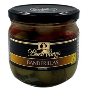 Buen Campo Banderillas Dulces Pepino Entero Frasco 1200 Gne (1966 G)