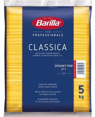 Barilla Barra Espagueti Nº7 Vermi Bolsa 5Kg