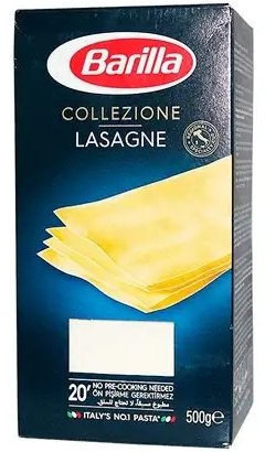 Barilla Para Lasaña de Huevo Profesional 500 G