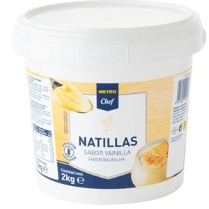 Makro Chef Cubo natillas sabor vainilla 2 kg