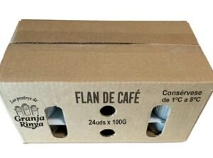 Granja Rinya Flan de Café de la Granja Rinya 100 g Contiene 24 Unidades (Total 2400 g)