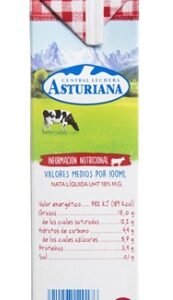 Asturiana Nata Asturiana para Cocinar 18% Grasa 1 L