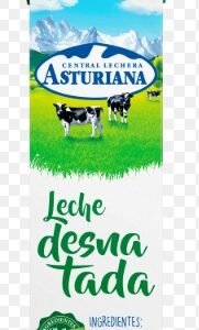 Central Lechera Asturiana Leche desnatada Brik 1 L