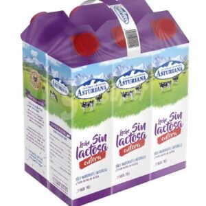 Central Lechera Asturiana Leche Entera Sin Lactosa 1 L Contiene 6 Unidades