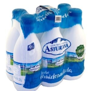 Central Lechera Asturiana Leche Semidesnatada Botella 1,5 L Contiene 6 Unidades