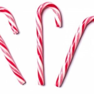 Navidad Baston Caramelo Rojo Y Blanco