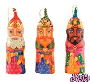 Navidad Reyes Magos Con Hilo