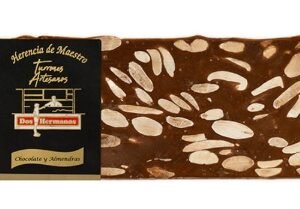 Navidad Turrón Chocolate con almendras 250 Gr