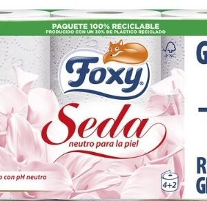 Foxy Seda Papel Higienico 3 Capas 4+2 Rollos