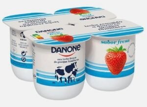 Danone YOGUR SABOR FRESA 120X4