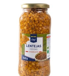 Metro Chef Lentejas Cocidas 540g