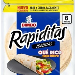 TORTILLAS RAPIDITAS WRAPS 6 UDS 240G
