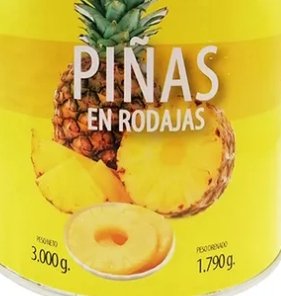 Vivo piña en su jugo
