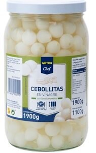 METRO Chef cebollitas en vinagre 1200gr (1900 g)