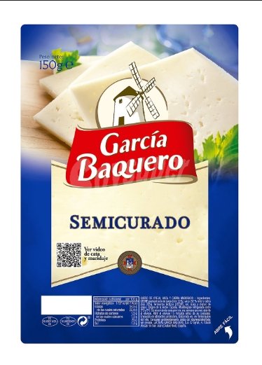 Queso Garcia Baquero lonchas semicurado 200gr