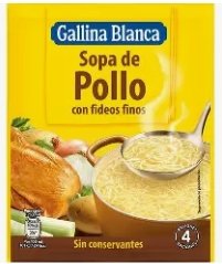 Gallina Blanca Sopa Pollo Fideos