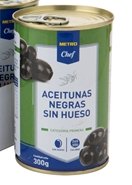 METRO Chef aceituna negra deshuesada 130 gr