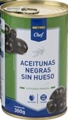 METRO Chef aceituna negra deshuesada 1850 gr (4000 g)