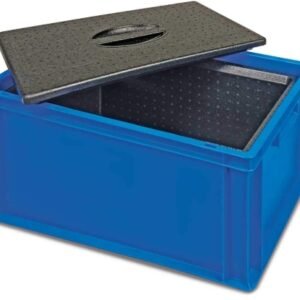 Caja de poliestireno plegable