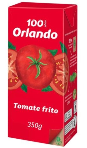 ORLANDO tomate frito 350gr