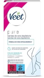 Veet Minima Hypoallergenic Depilatory Wax Strips 20U